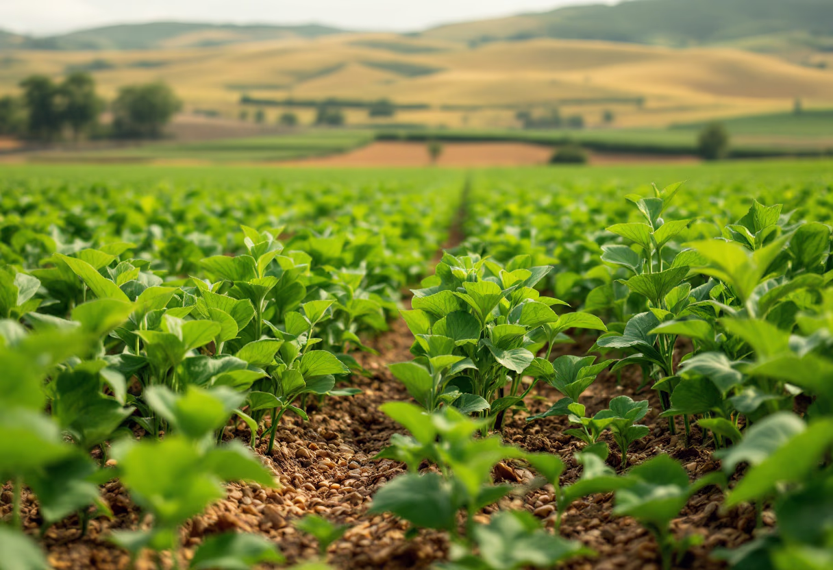 image of field with crops