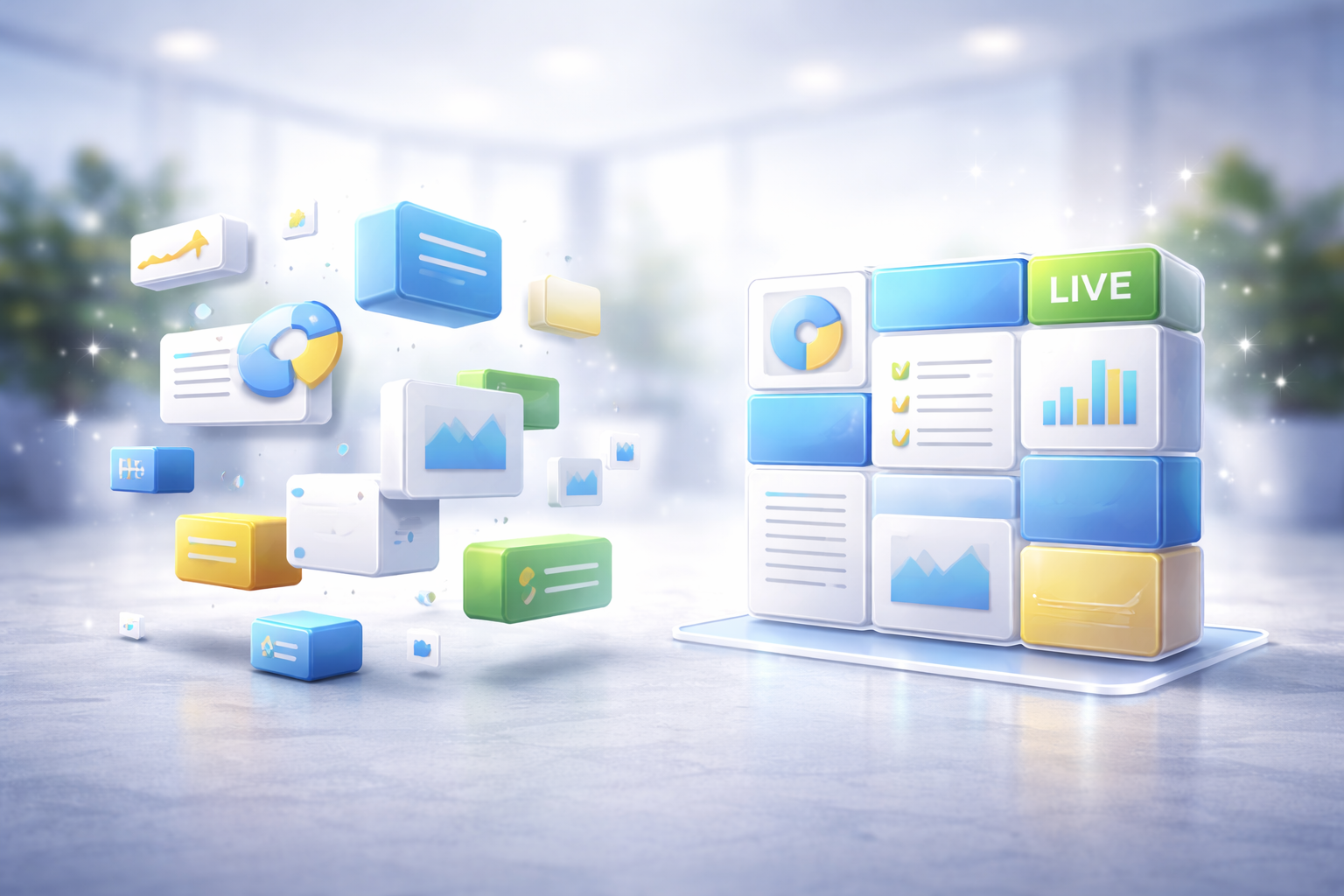 image of futuristic classroom setting