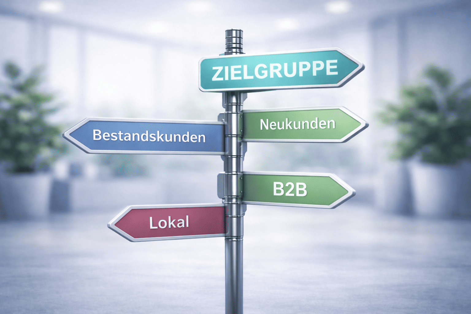 Website mit klar definierten Zielgruppen zur gezielten Kundenansprache im Business
