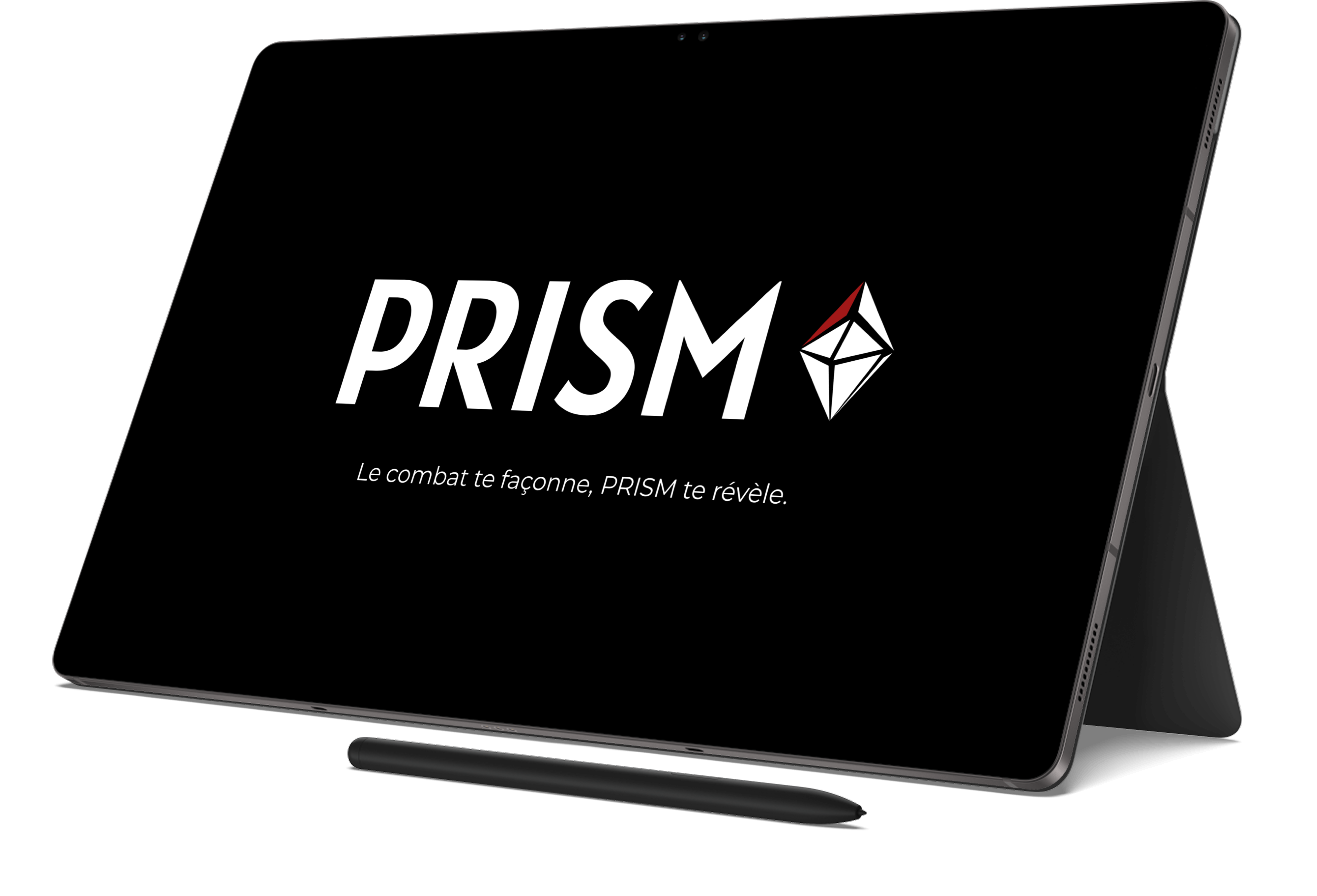 Stylo et peinture dessinées de couleur orangée