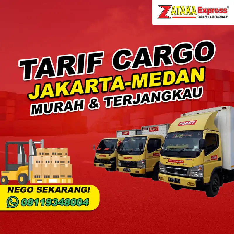 tarif cargo jakarta medan murah
