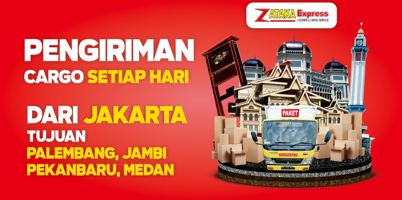 cargo jakarta medan pekan baru jambi dan palembang