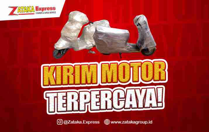 Mengirim motor ke sumatera dari jawa dengan Zataka Express