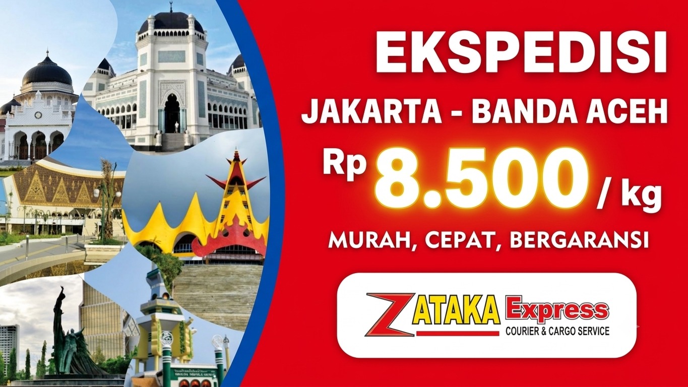 Zataka spesialis ekspedisi pengiriman jakarta banda aceh