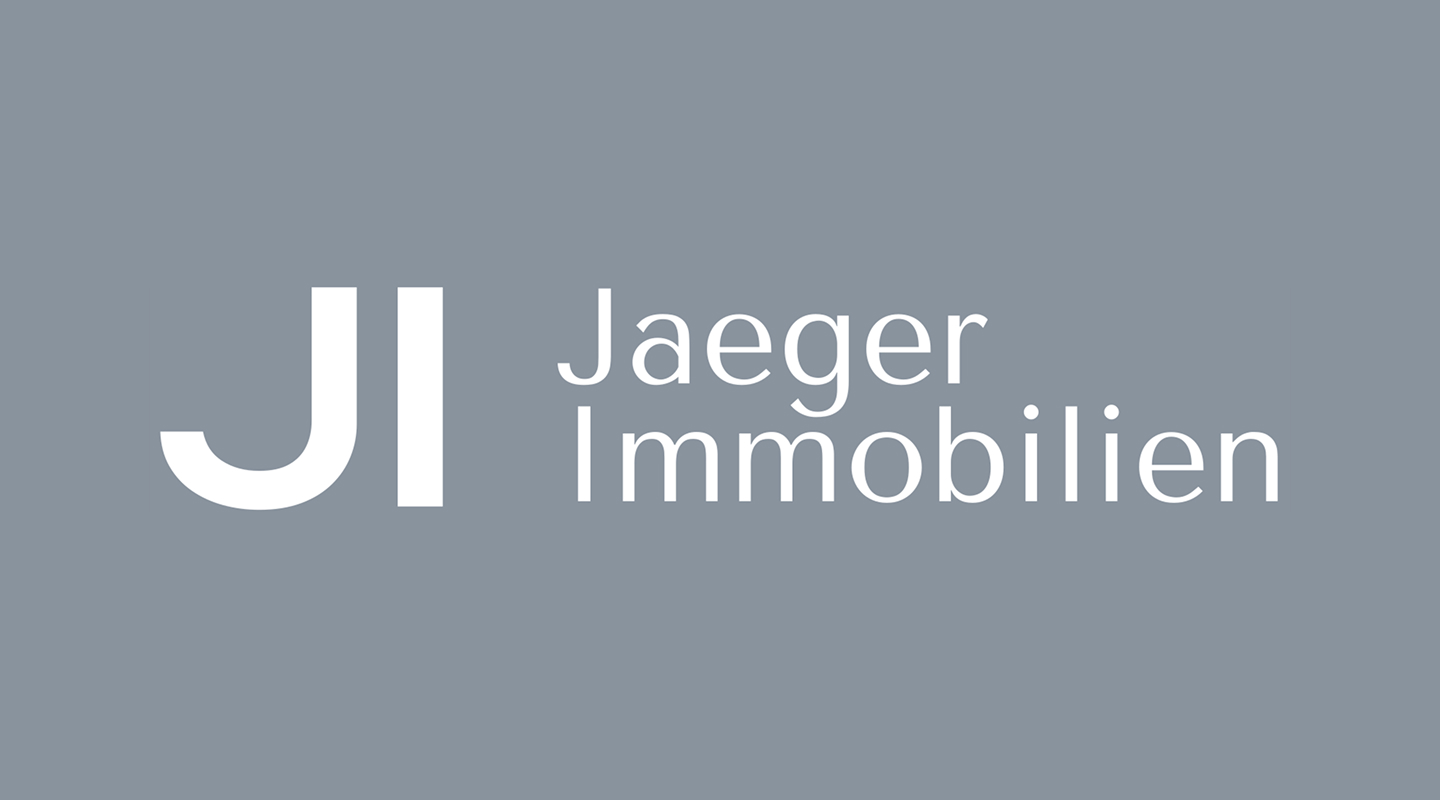 Jaeger Immobilien logo for a professional real estate and property management website.