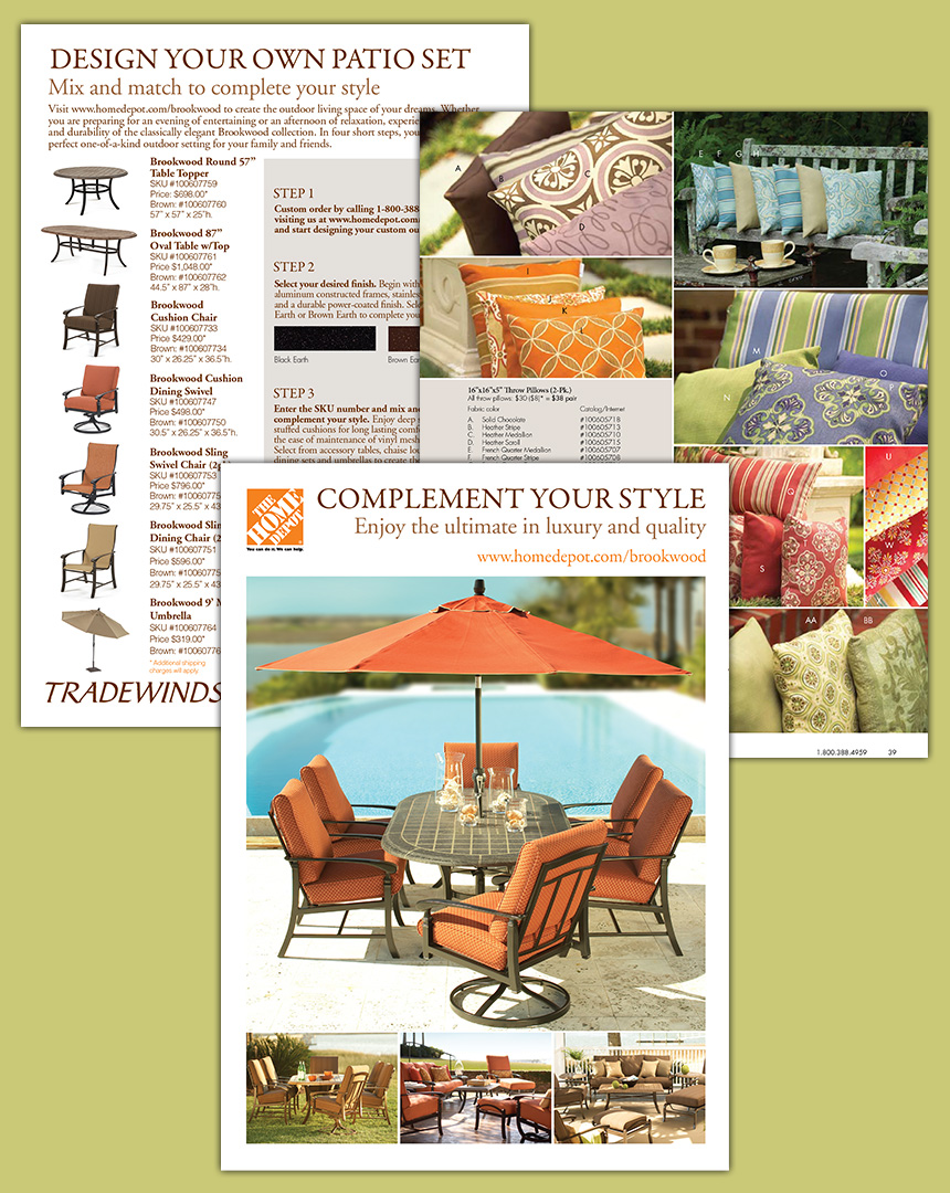 image of past wedding planning project on a brochure