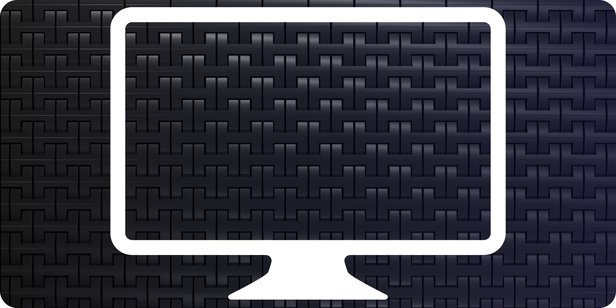 Screen White/Black Icon.