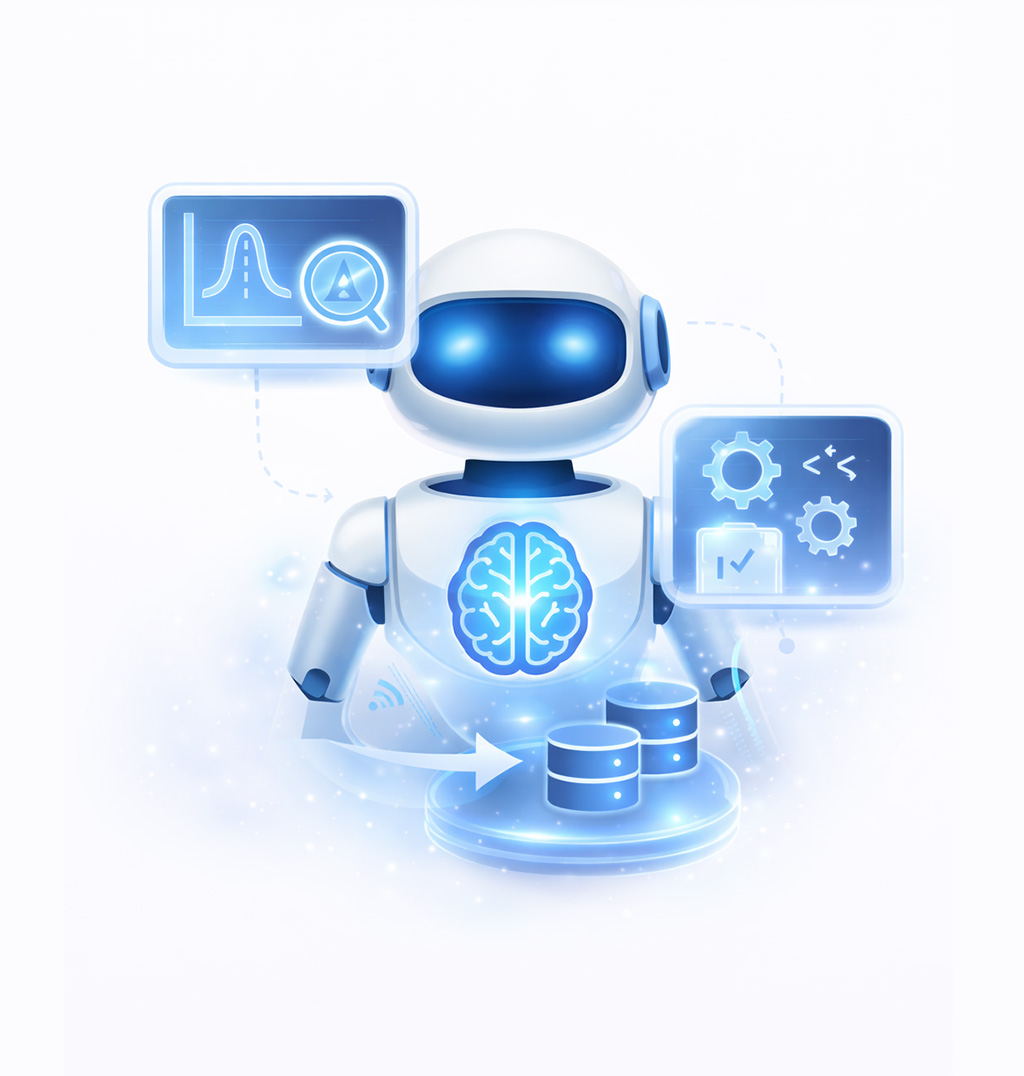 image of a teacher interacting with students using digital tools