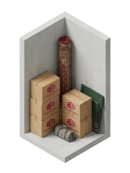 Unsere beliebteste Größe – Platz für 1,5-Zi-Wohnung oder ein kleines Warenlager.