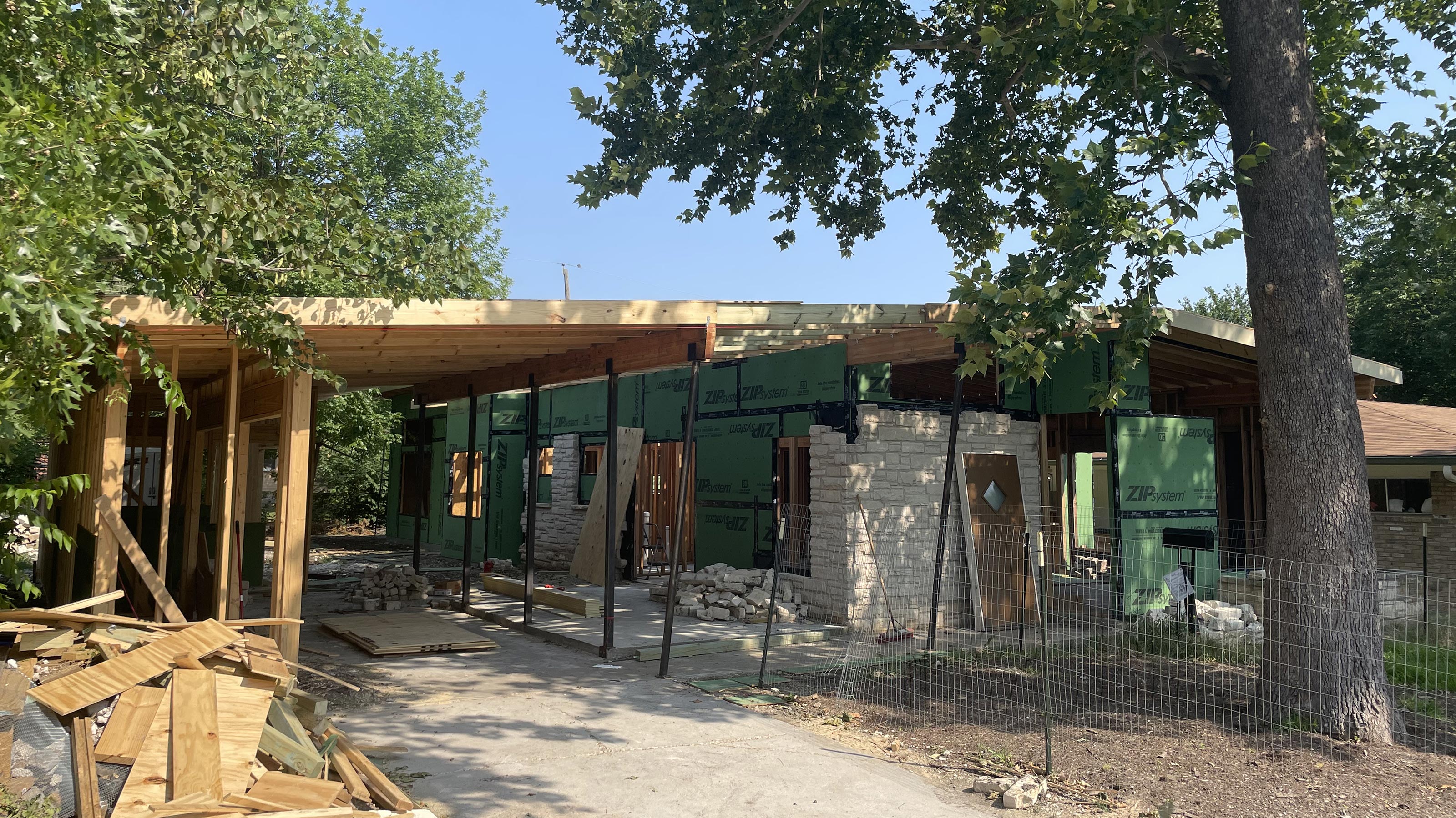 Austin residential construction in progress — understanding what an ADU actually costs to build in 2026