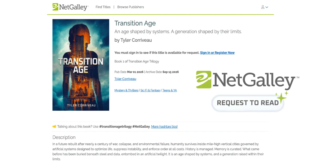 Transition Age Now Available To Request On NetGalley