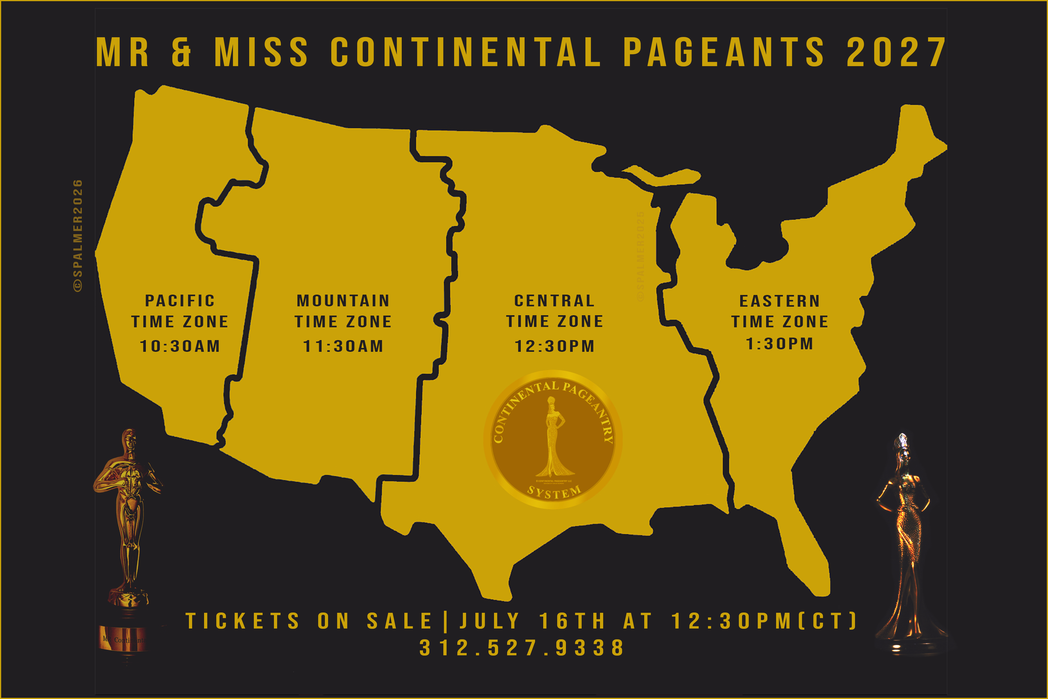 Continental Pageantry Titleholders 2026-27 at Crowning of Miss Continental Plus 2026 Alexandrea Diamond
