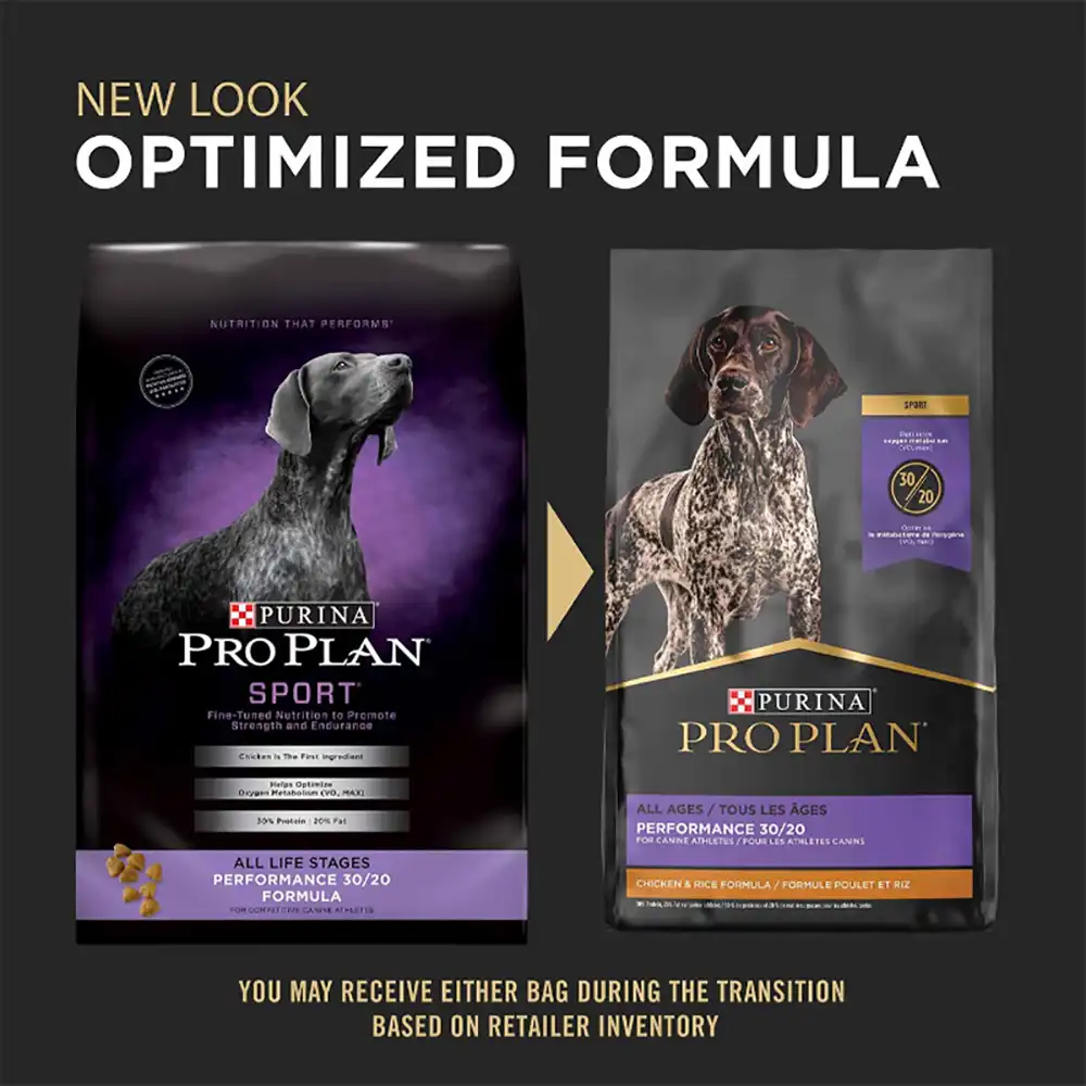DKV Rottweilers recommends Purina Pro Plan Sport Performance All Life Stages High-Protein 30/20 Chicken & Rice Formula Dry Dog Food for German Rottweiler puppies for sale.