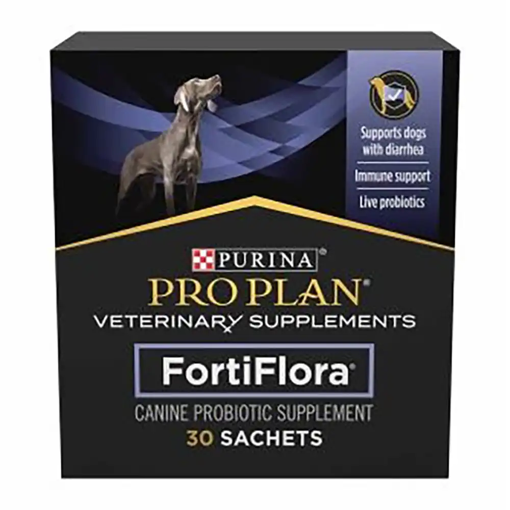 DKV Rottweilers recommends Purina Pro Plan FortiFlora Digestive Supplement for German Rottweiler puppies for sale.