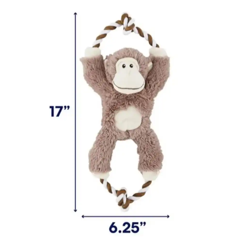 DKV Rottweilers recommends Frisco Monkey Plush Rope Squeaky Dog Toy for German Rottweiler puppies for sale.