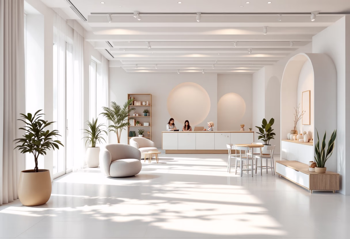 [background image] inviting frontoffice space (for a preschool & daycare)