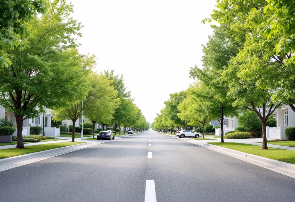 [background image] image of driving route (for a food truck)