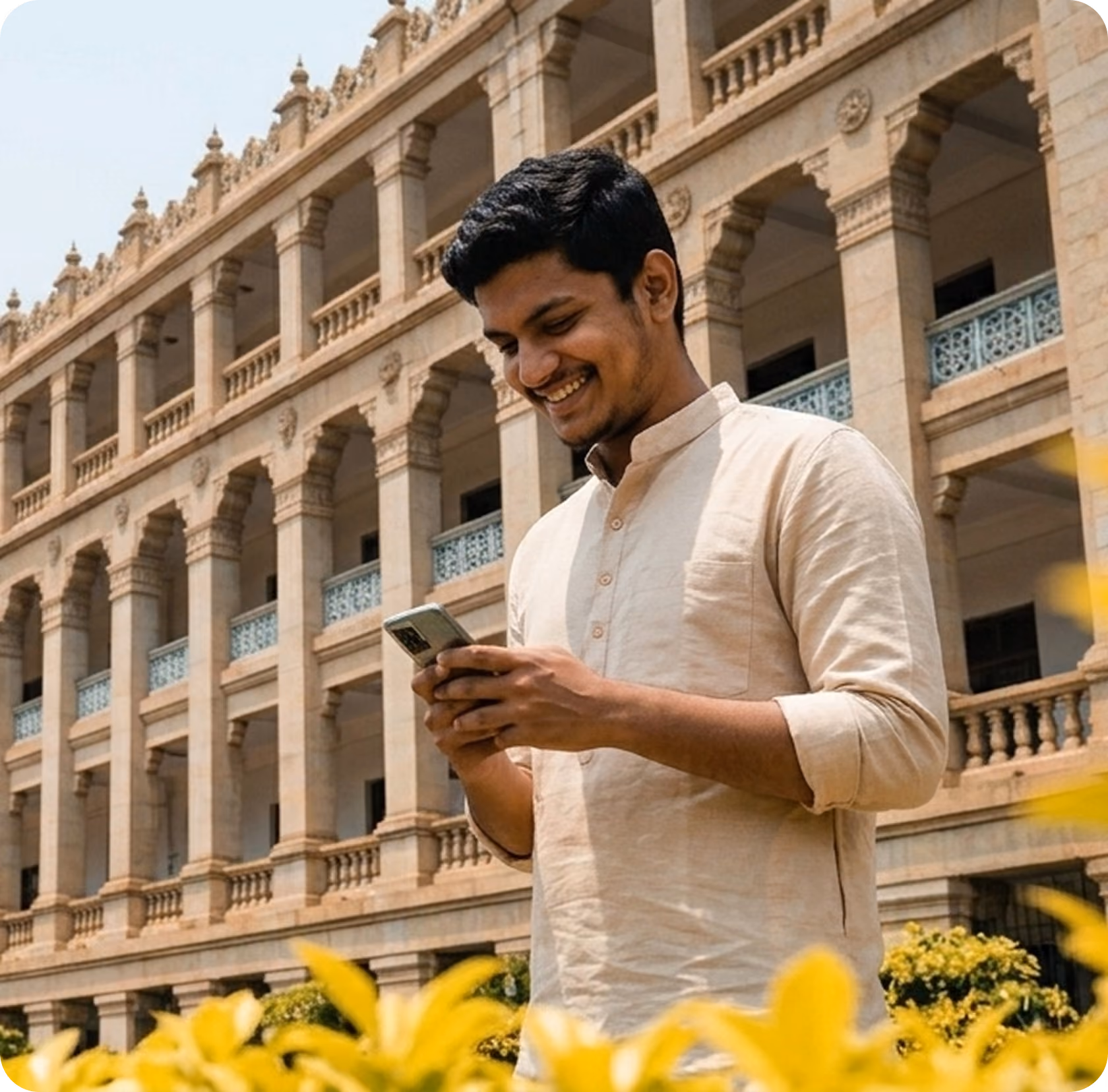 Personal loan in Bangalore for salaried professionals checking loan details on mobile