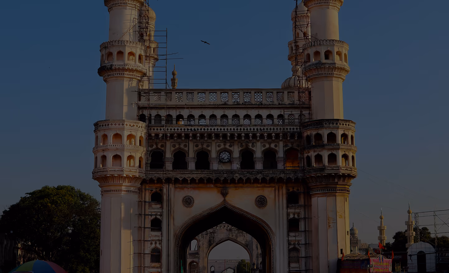 Hyderabad city illustration