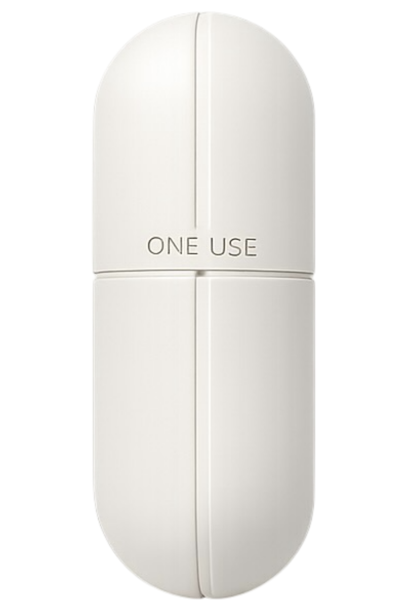 UNSENT single-use capsule with irreversible snap-lock design
