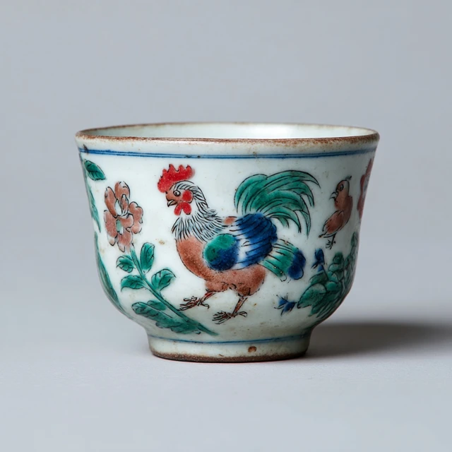 Chenghua Doucai Chicken Cup