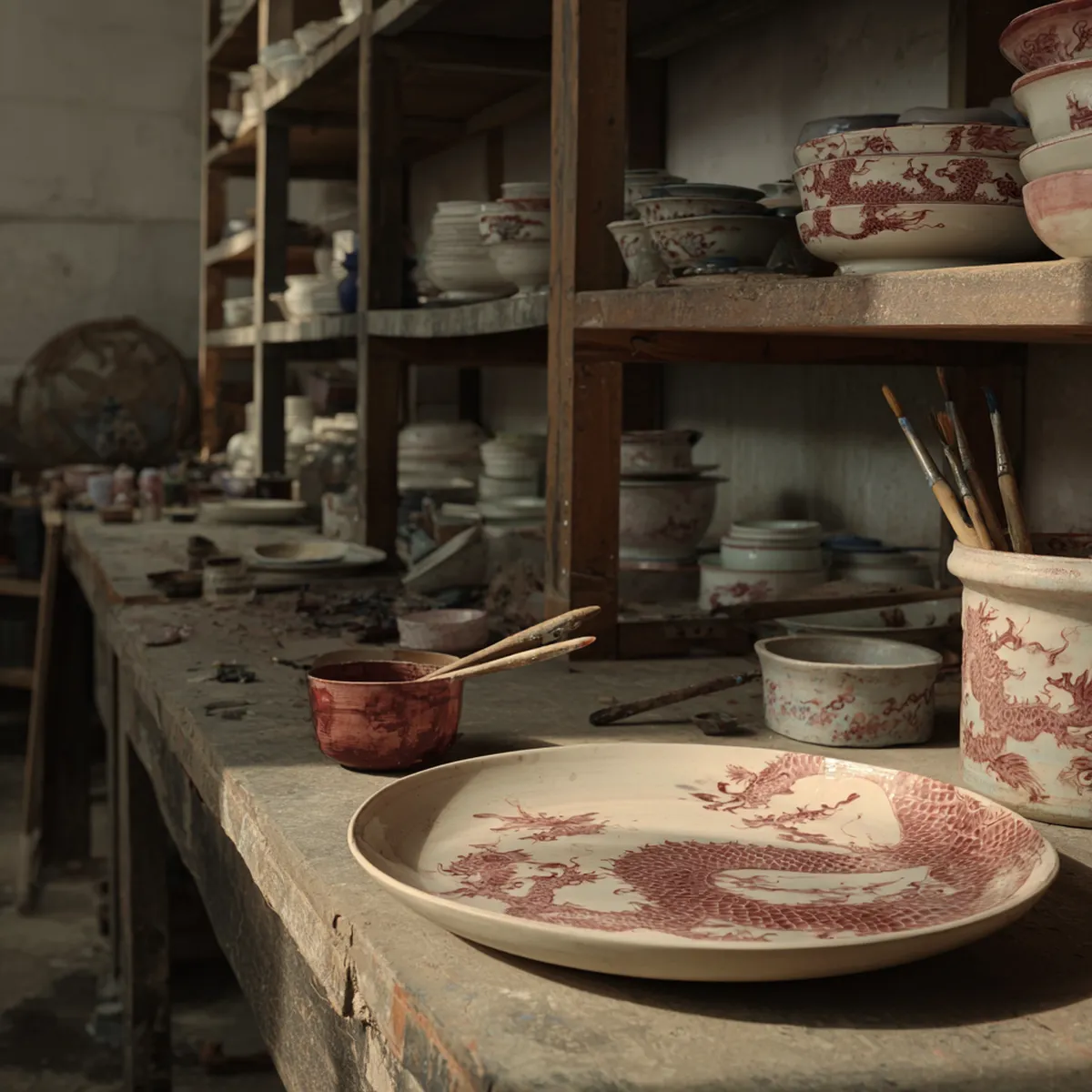 Longwen Underglaze Red Studio