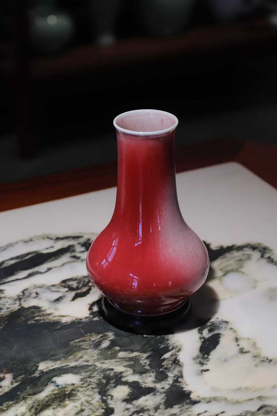Wood-fired Red Glaze Vase