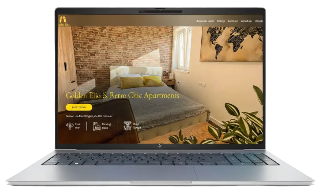 The homepage of this website