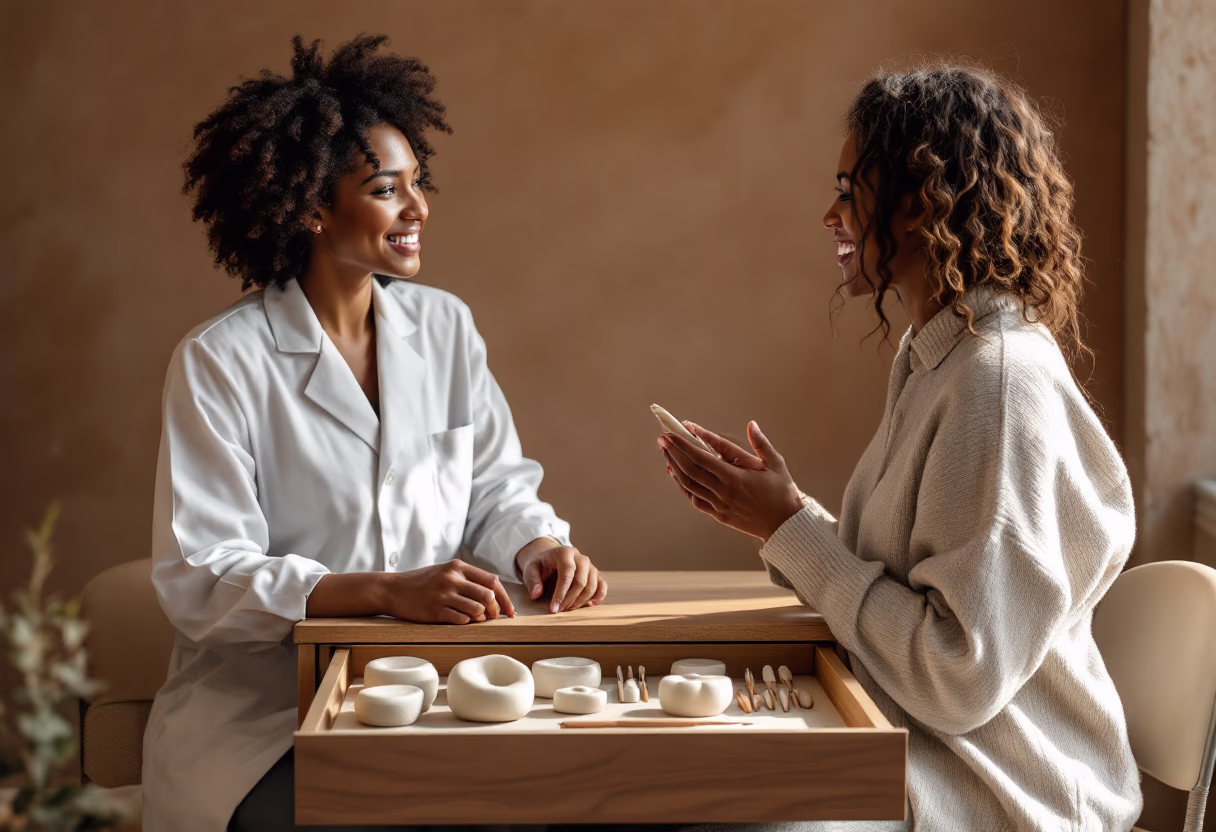 image of a dentist with a patient
