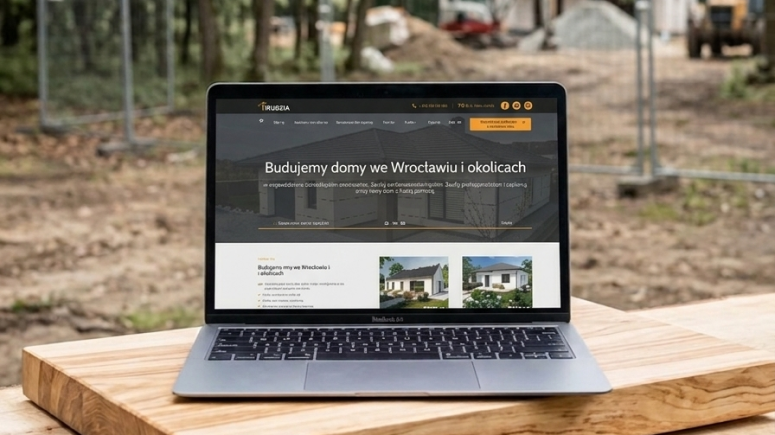 Trudzia website homepage after redesign