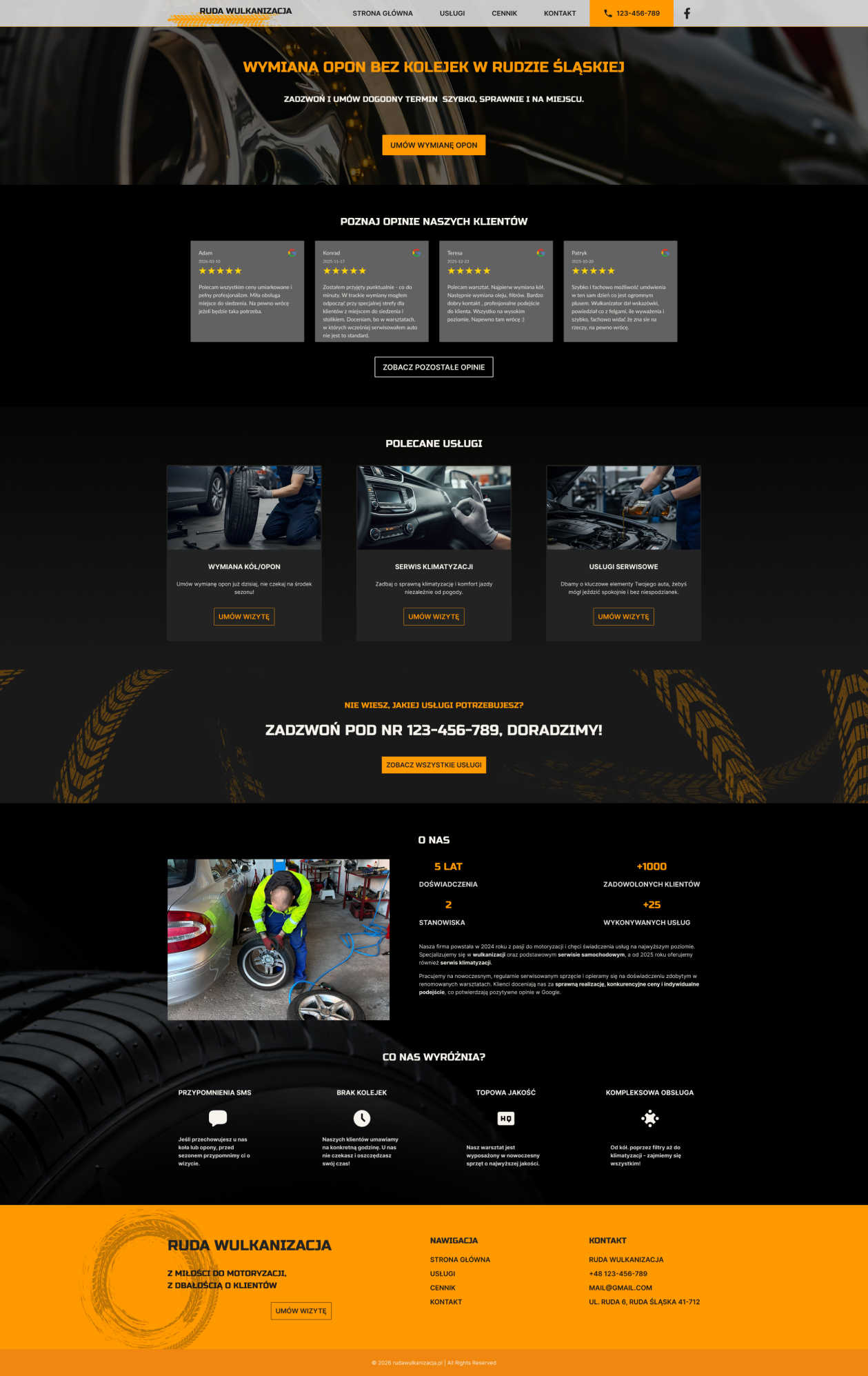 Final homepage design, desktop and mobile view