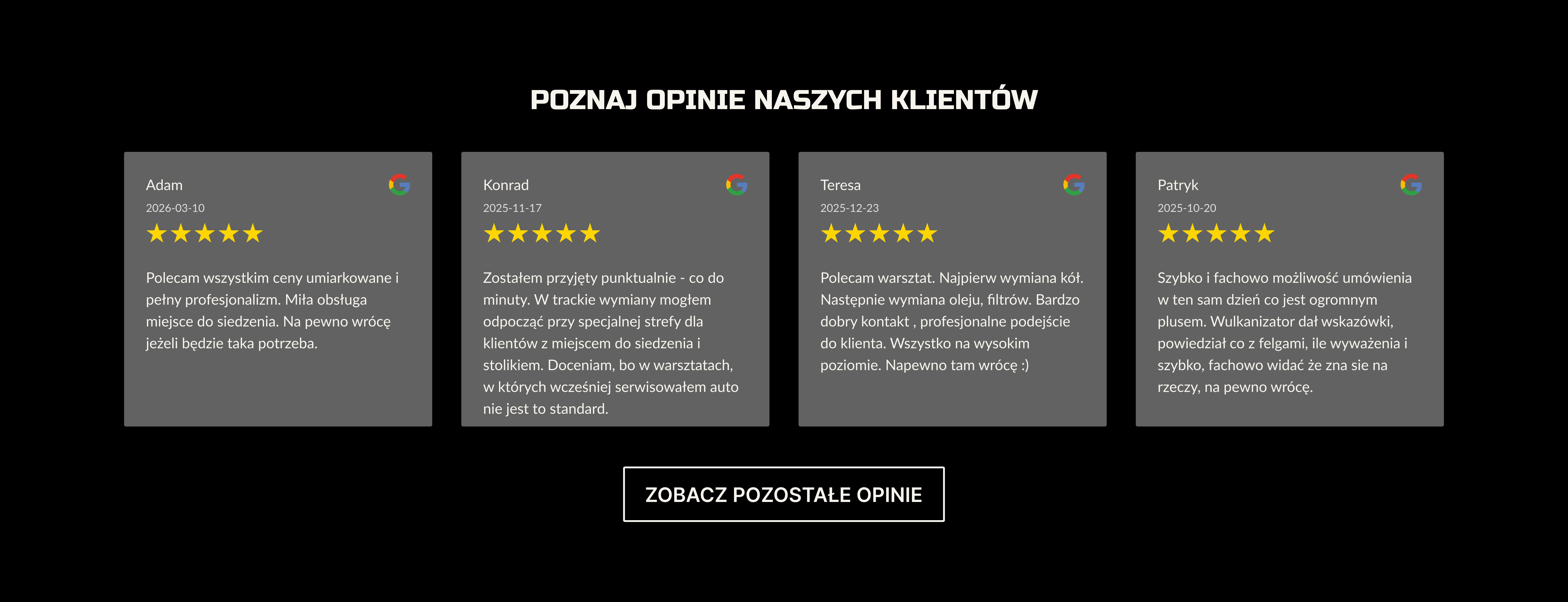 Customer reviews on desktop view