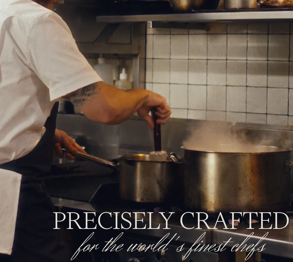 Chef Cooking Stock in commercial kitchen