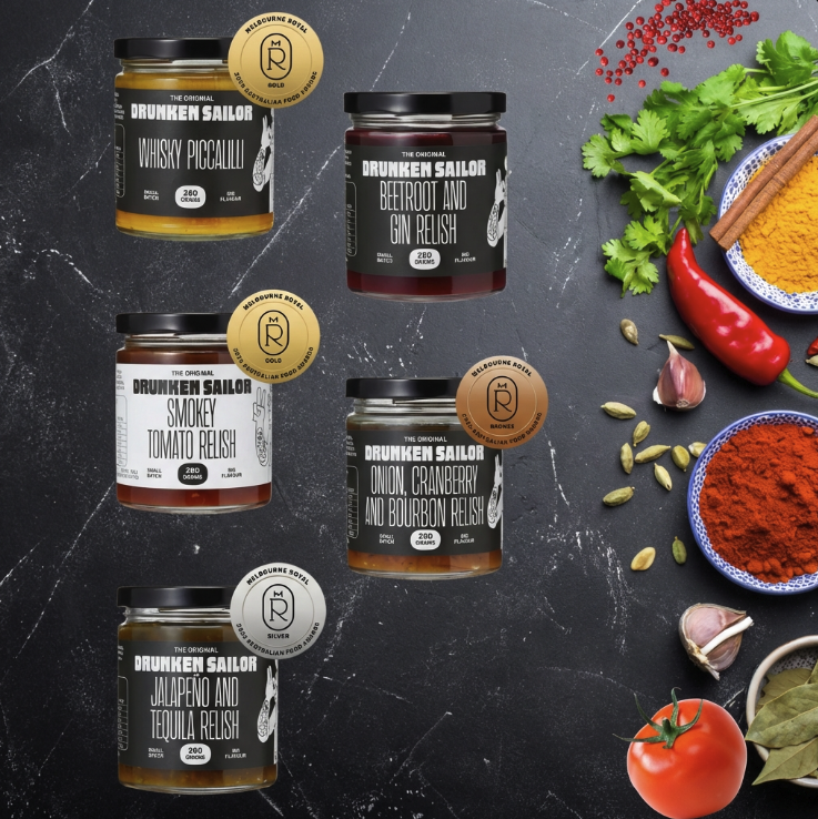 Drunken Sailor 5 Relish Products
