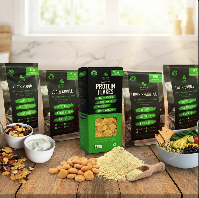 Lupins for Life product Range