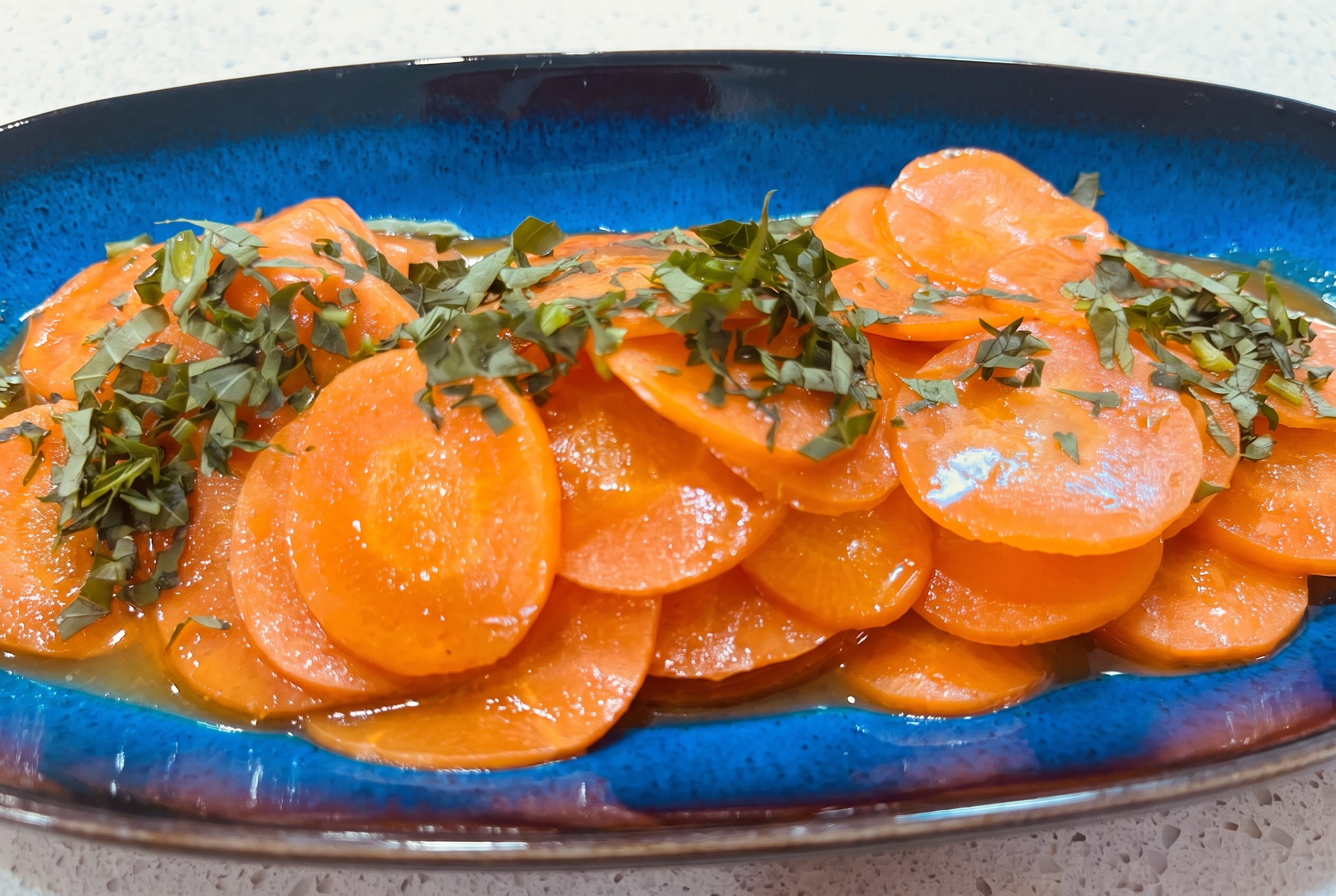 Serving Platter of Vichy Carrots