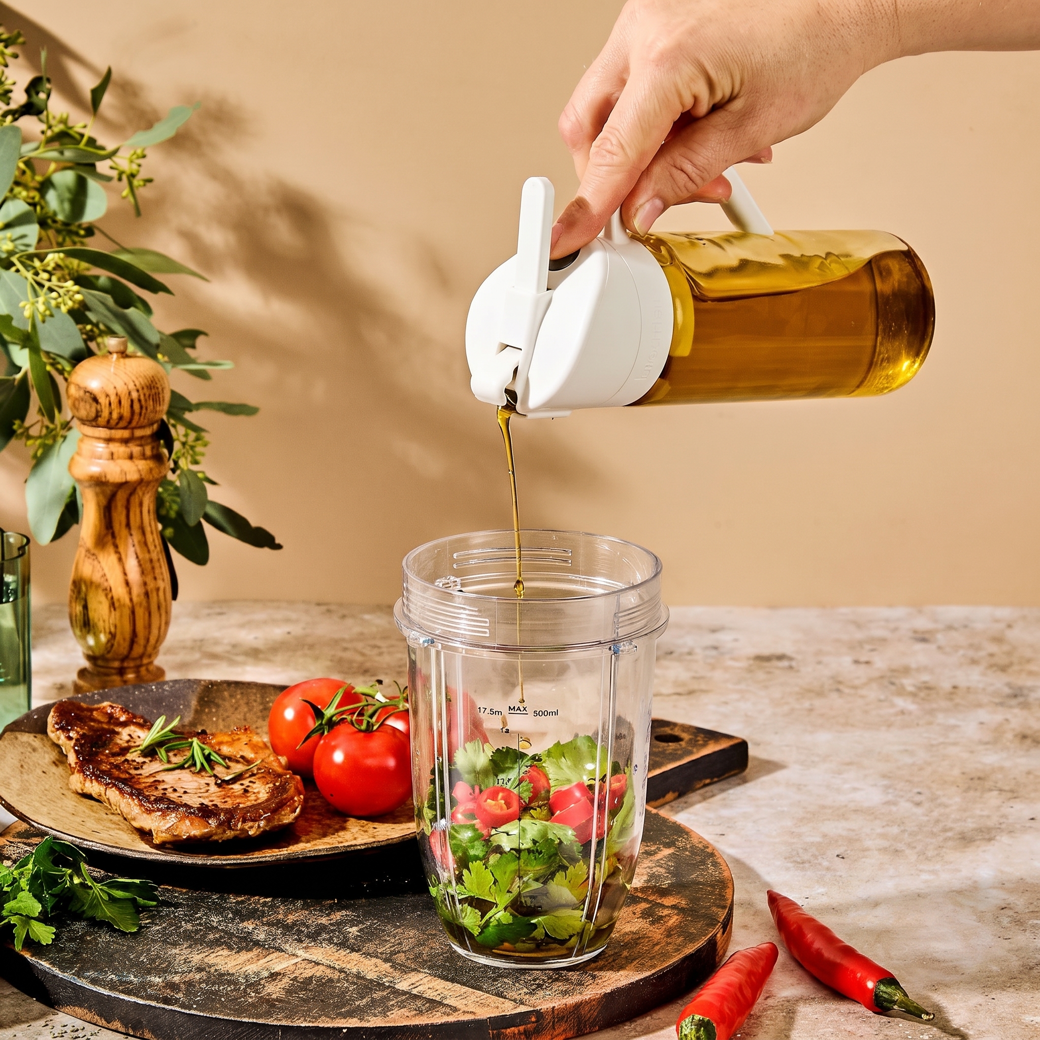 Dreamfarm Oileroo Lite Oil Sprayer - Measure
