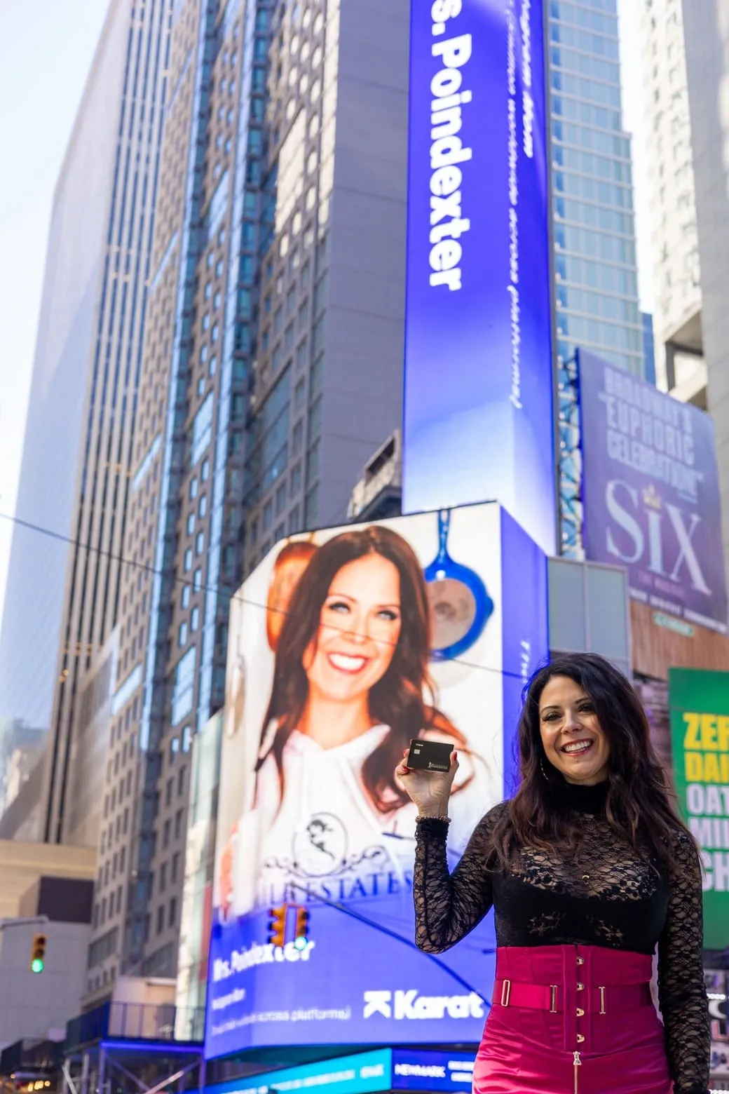 Mrs. Poindexter, content creator with Karat card