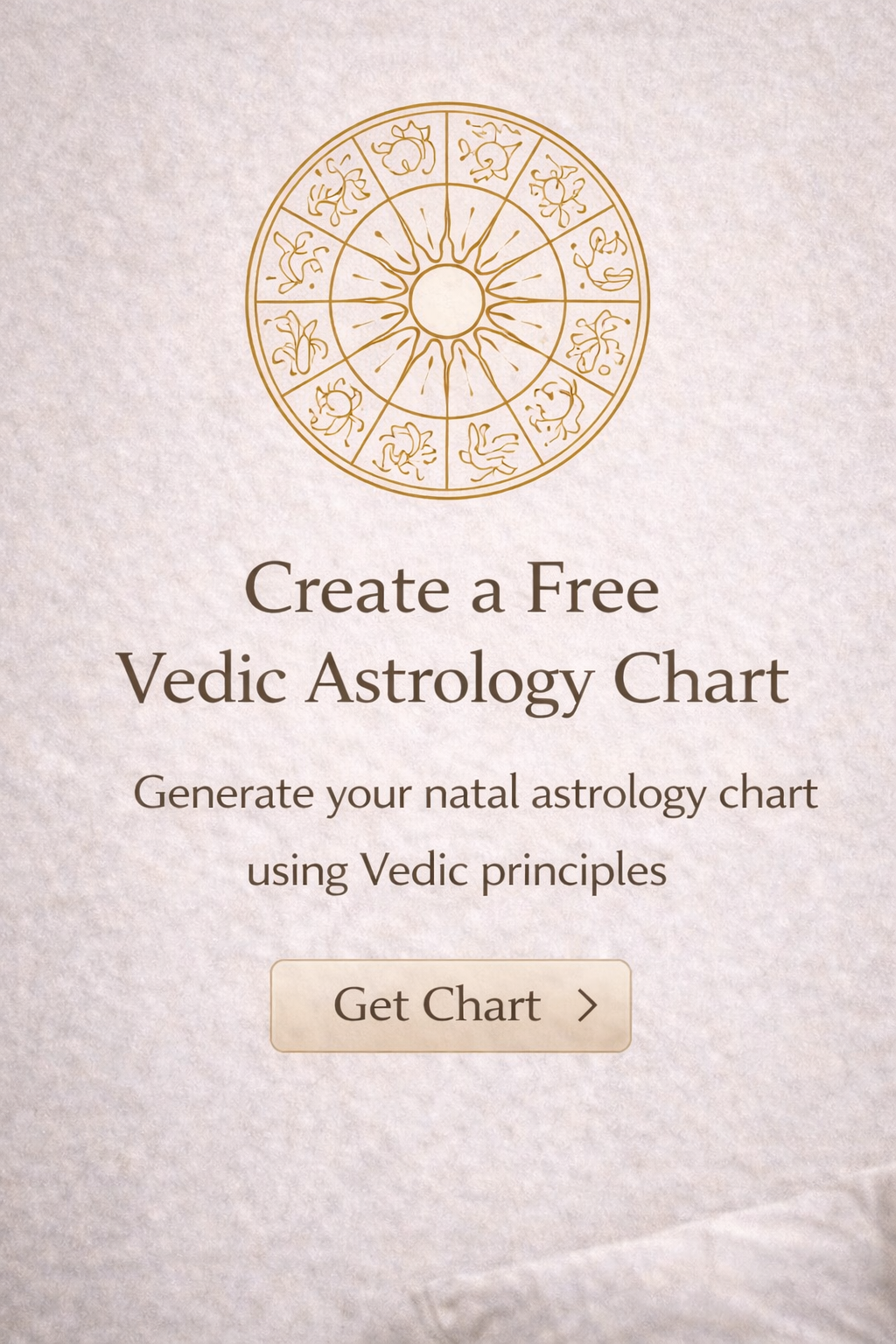 Get your free Vedic birthchart