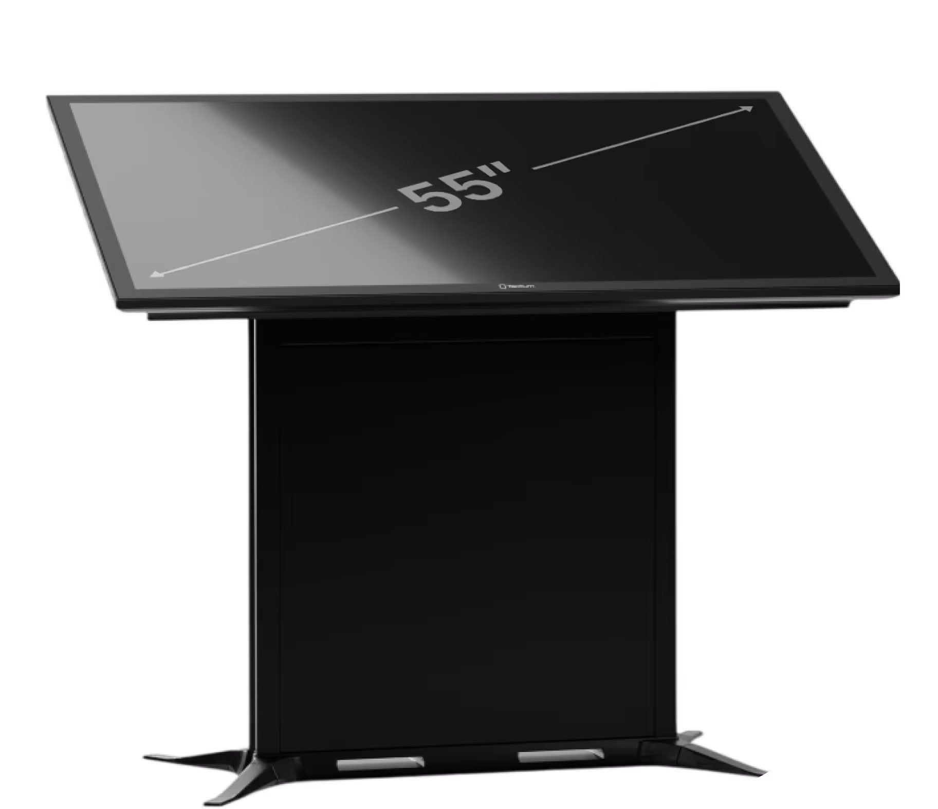 Горизонтальна інтерактивна панель Tactum 55″ у чорному корпусі.
