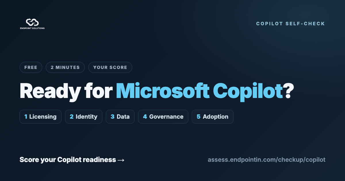 Copilot readiness scorecard