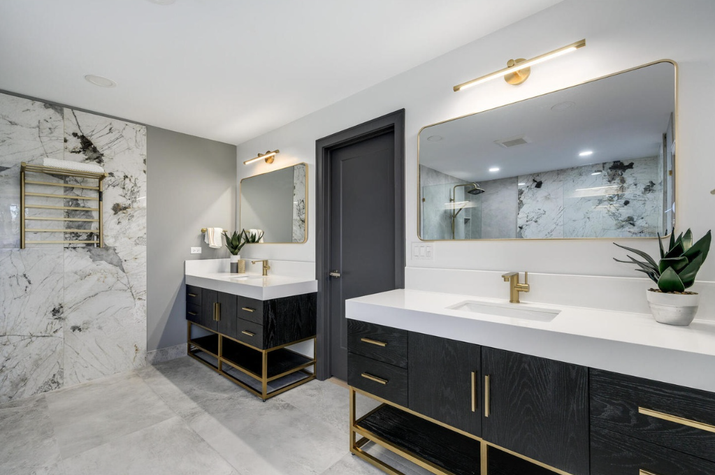 In Highland Park — whole home renovation exterior