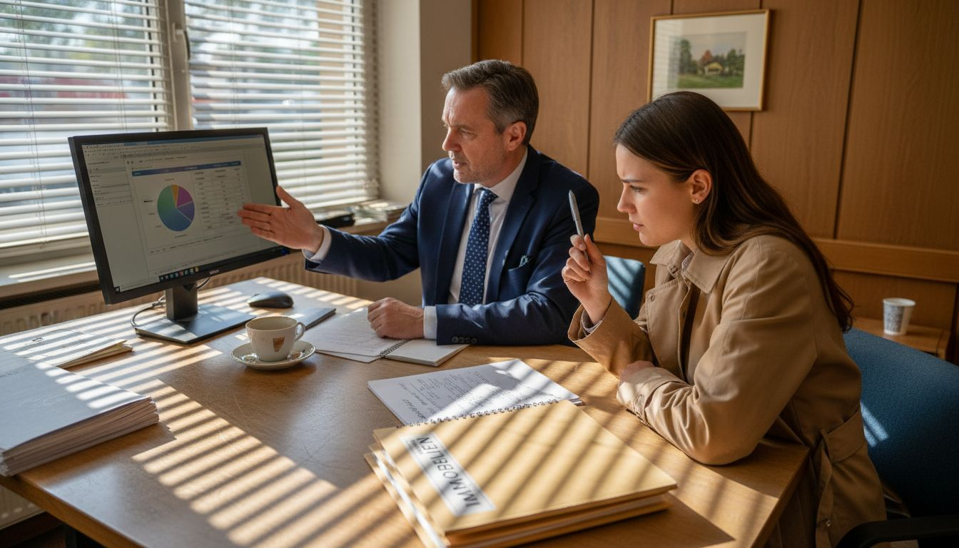 Persönliches Beratungsgespräch zur Immobilienfinanzierung in Ihrer Bankfiliale