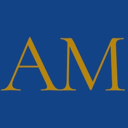 AM "Heritage" logo in Antique Gold color.