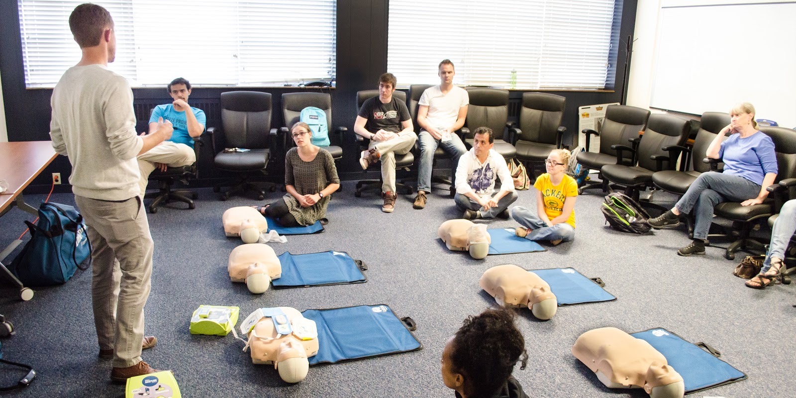 CPR training class