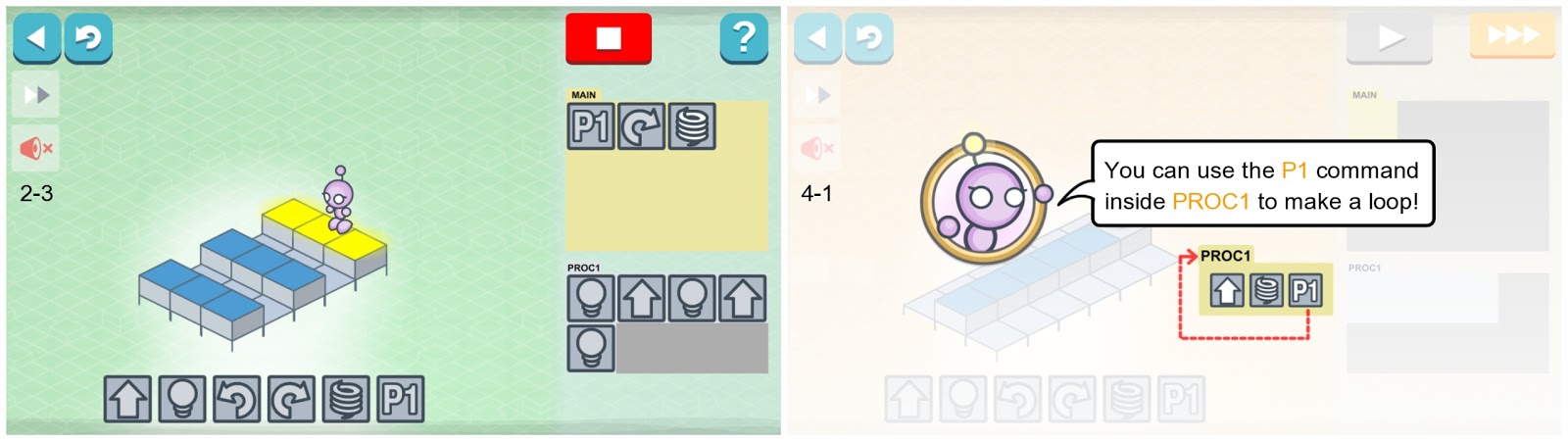 Lightbot screenshots