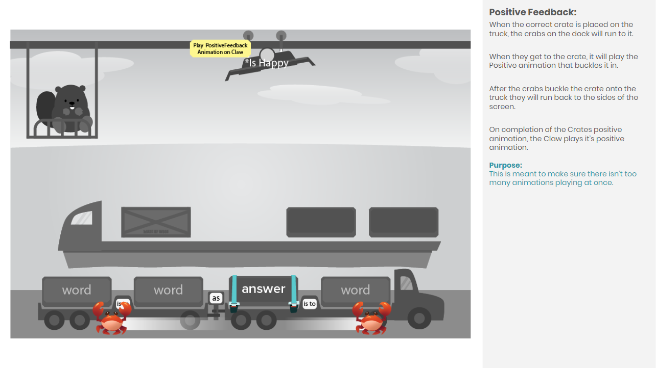 Positive Feedback Wireframe Example
