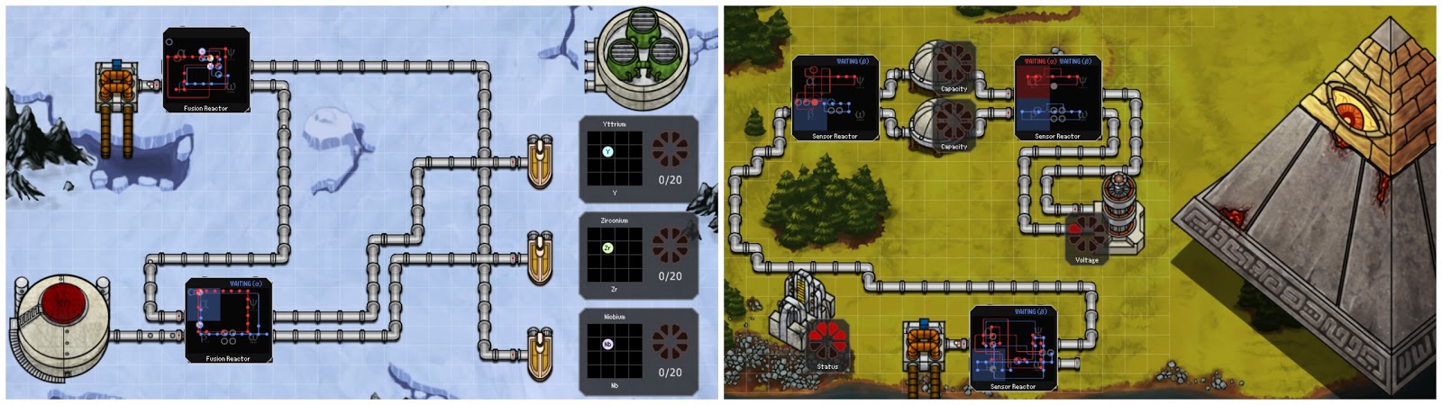 Space Chem screenshots