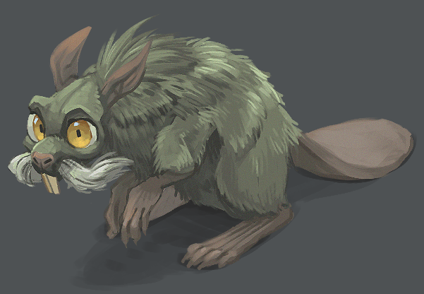 “Mudweaver” redrawn, Adobe Photoshop, 2017