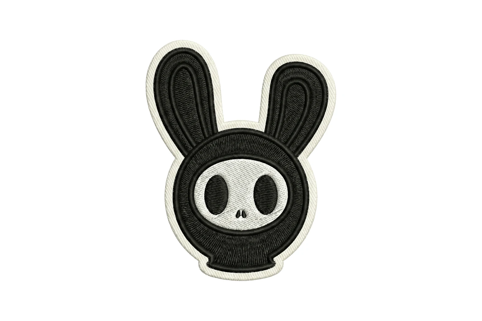 Coally head embroidered patch